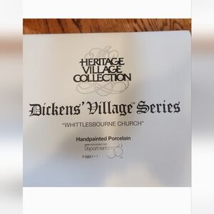 Department56 Dickens' Village Whittlesbourne Church Porcelain Figurine